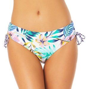 California Sunshine Mid-Rise Side-Ruched Bikini Bottoms